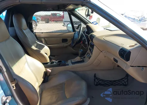 2001 BMW Z3 2.5I из США, поврежденный, VIN WBACN33491LM01574